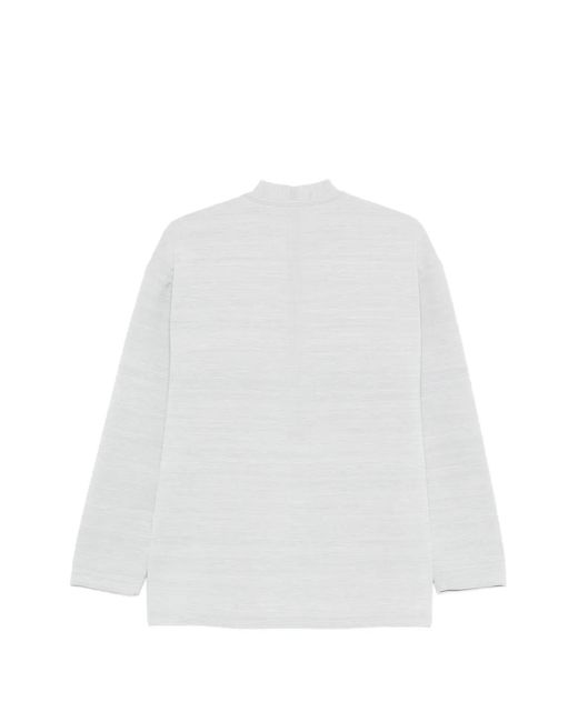 CFCL White V-Neck Cardigan for men