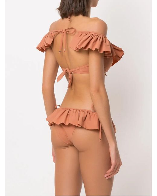 Amir Slama Multicolor Ruffled Bikini
