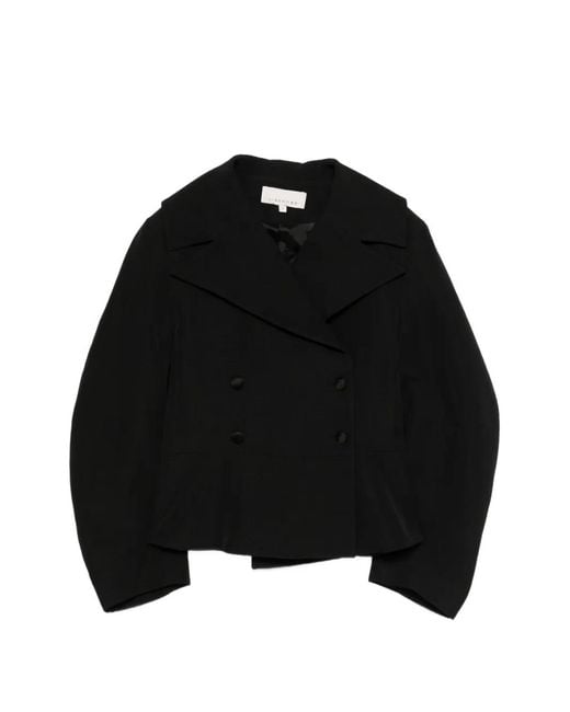 LIBEROWE Black Jiani Double-Breasted Jacket