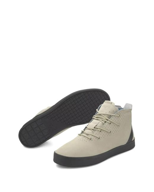 PUMA Brown Meister Mid Nbk Sneakers