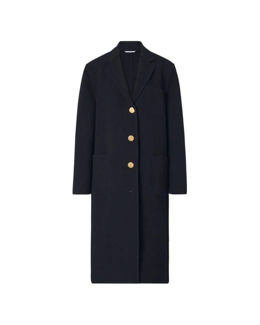 Thom Browne Blue Chest-Pocket Coat