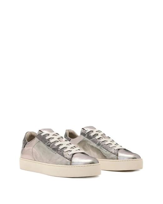 AllSaints Metallic Panelled Sneakers