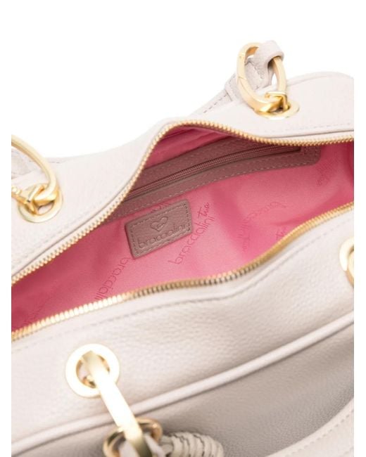 Braccialini Natural Candy Heart-Charm Tote Bag