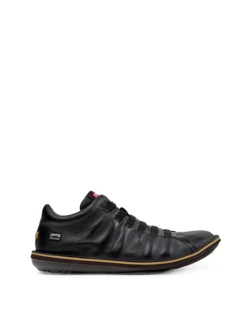 Camper Black Beetle Leather Sneakers for men