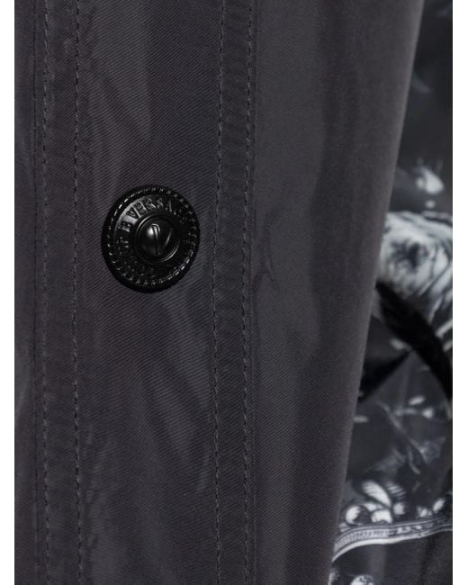 Versace Jeans Couture Jacke Mit Barock-Print in Gray für Herren