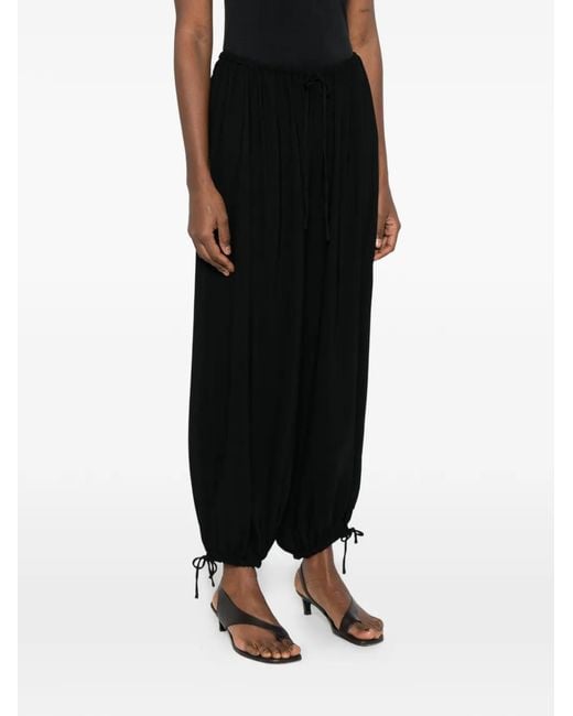 TOVE Black Estelia Drawstring Trousers