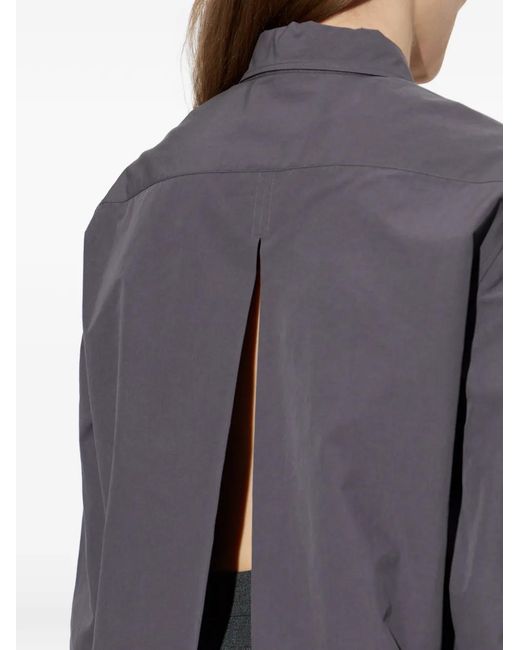 Jil Sander Purple Notched Back Shirt for men