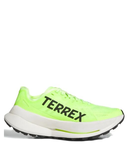 Adidas Green Terrex Agravic Speed Ultra "Lucid Lemon/White" Sneakers