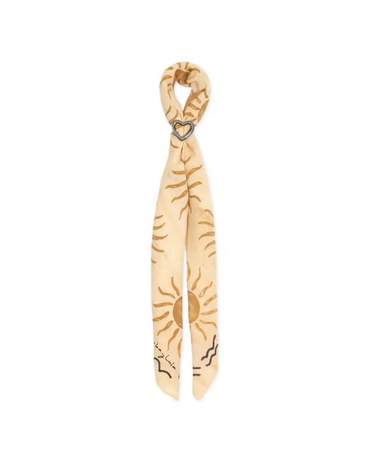 Bimba Y Lola Metallic Sun Scarf Charm