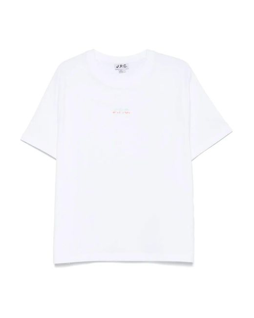 メンズ A.P.C. X Asics 'wind' Tシャツ White