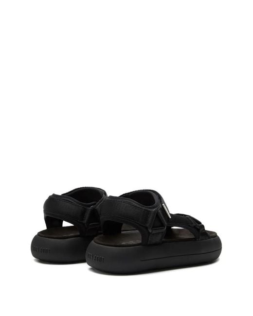 Moon Boot Black Super Sandals