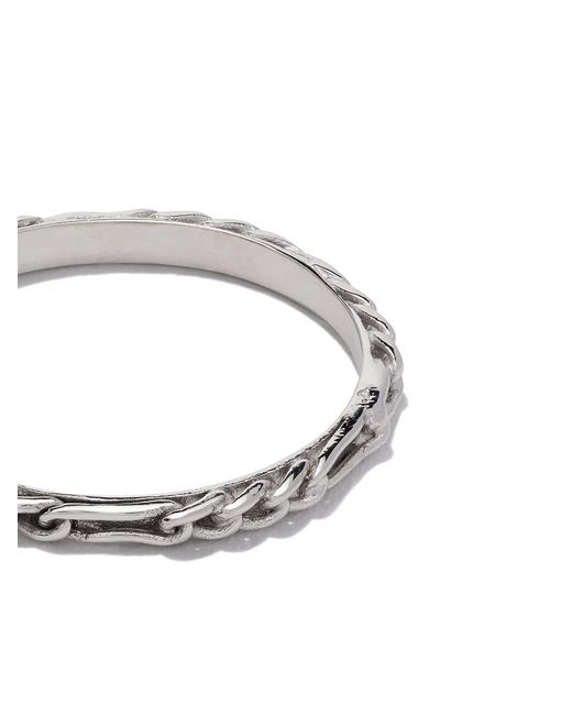 Wouters & Hendrix White 18Kt Figaro Chain Ring