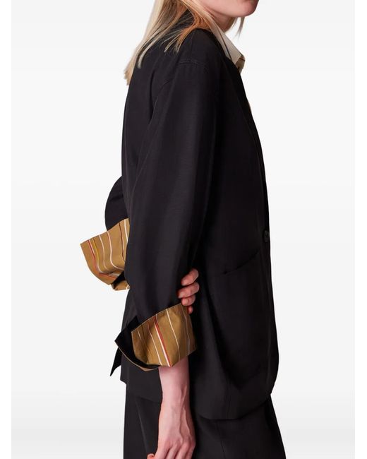 Paul Smith Black Single-Button Blazer