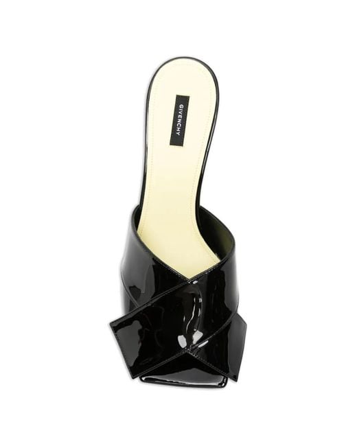 Givenchy Black Square-Shape Sandals