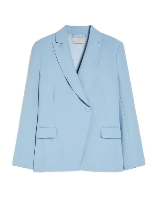 Pennyblack Blue Double-Breasted Blazer