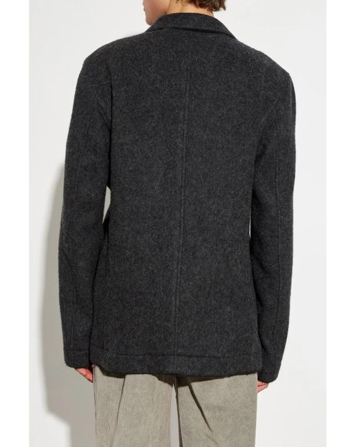 Dolce & Gabbana Black Mélange-Effect Shirt Jacket for men