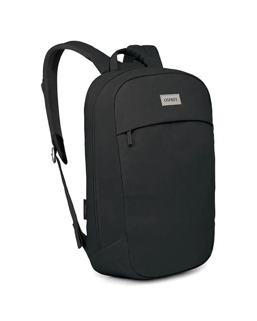 Osprey Black Logo-Patch Backpack