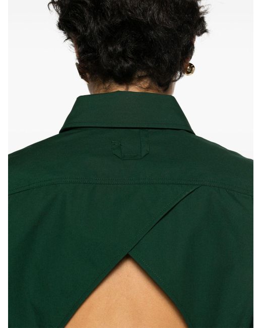 Jacquemus Green Open Back Shirt