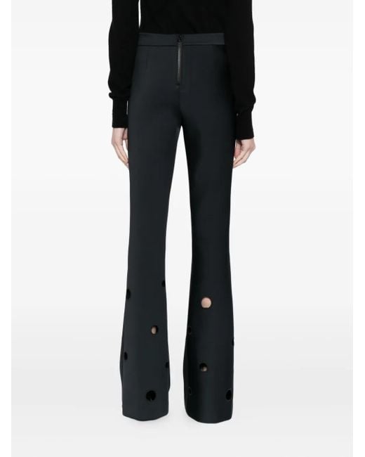 Cynthia Rowley Black Peekaboo Hose