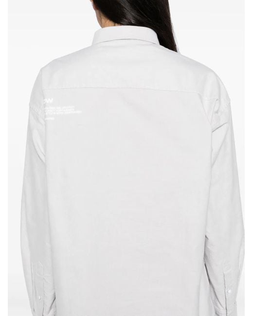 Aape By A Bathing Ape White Long Sleeves Shirt for men