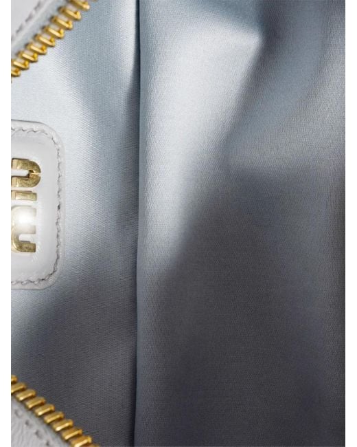 Bolso shopper Arcadie Miu Miu de color White