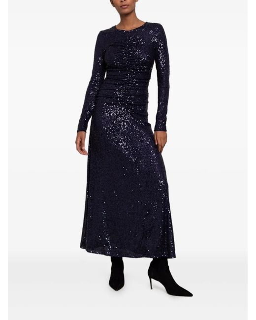 Robe À Sequins Cara Cara en coloris Blue