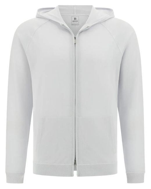 Boggi Pullover Mit Reißverschluss in White für Herren