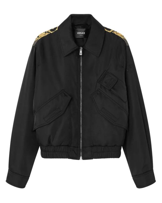 メンズ Versace La Coupe Des Dieux ボンバージャケット Black