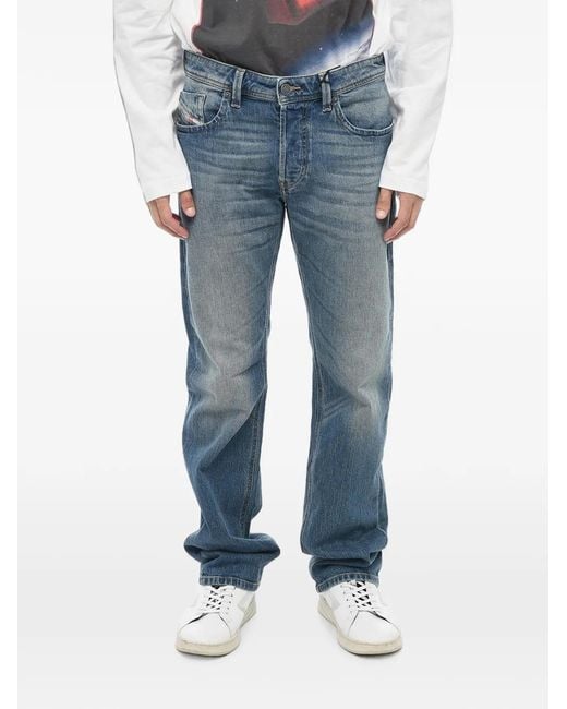 DIESEL Blue Larkee-X Straight-Leg Jeans for men
