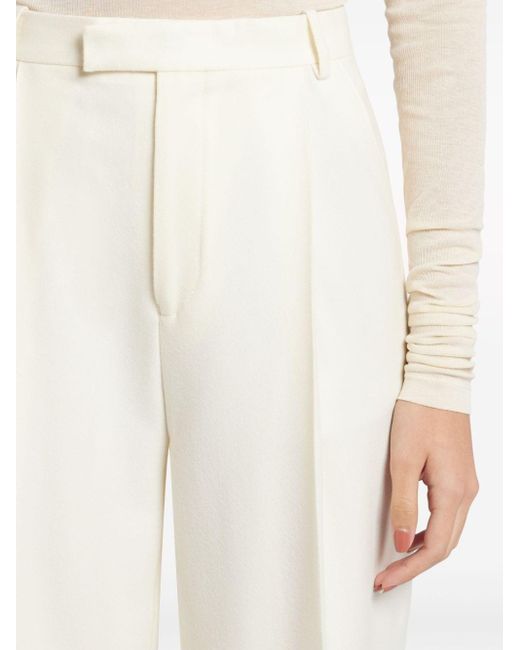 Pantalon droit à taille haute BITE STUDIOS en coloris White