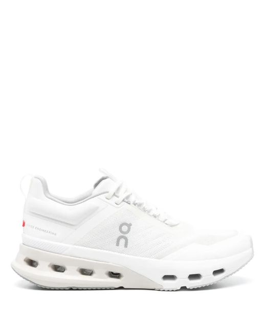 On Shoes White Cloudnova X Sneakers for men