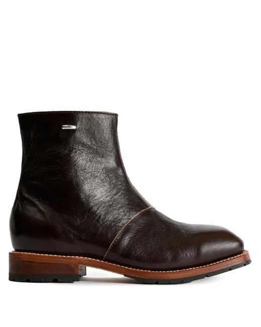 Our Legacy Engine Zip Boots in Brown for Men | Lyst