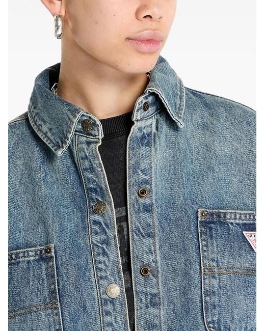 Guess Blue Denim Shirt