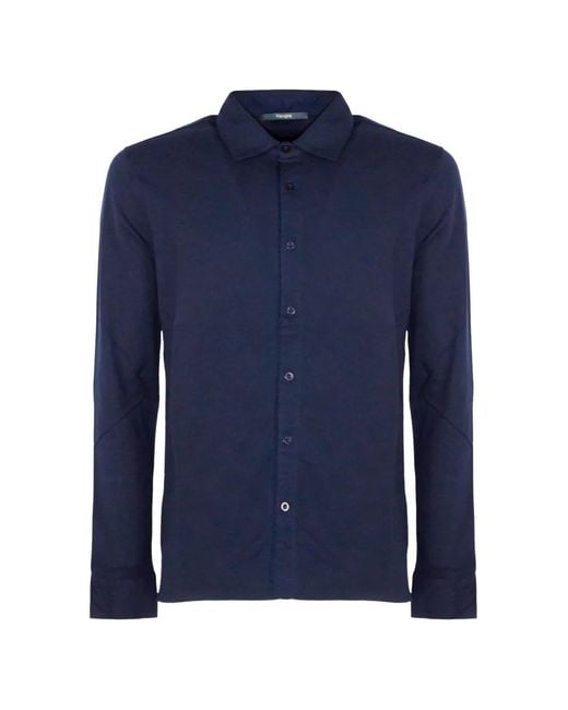 Kangra Blue Long-Sleeve Shirt for men