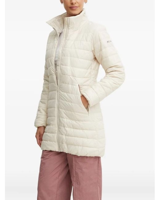 Columbia Natural Hooded Double-Layered Puffer Jacket