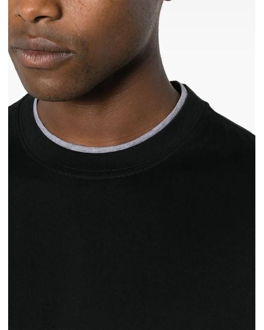 Brunello Cucinelli Black T-Shirt for men