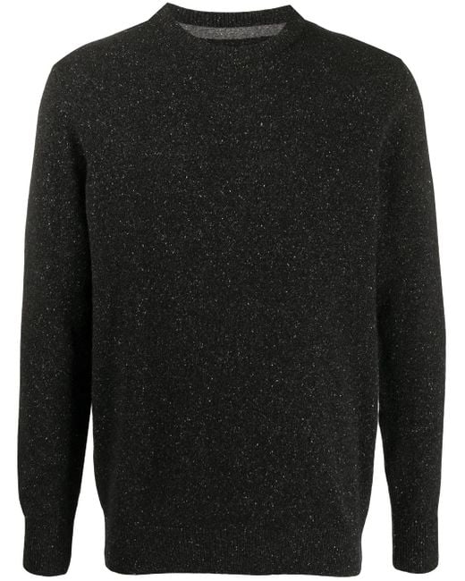 Barbour Black Embroidered Logo Jumper for men