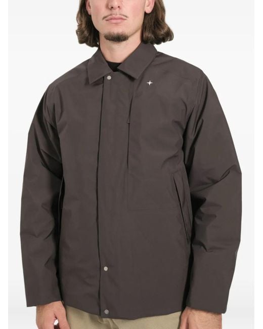 Stone Island Stelina Gore-Tex Jacket in Grey for Men Lyst UK