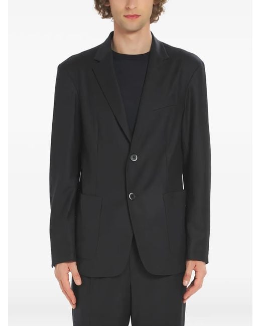 Barena Black Borgo Button Blazer for men