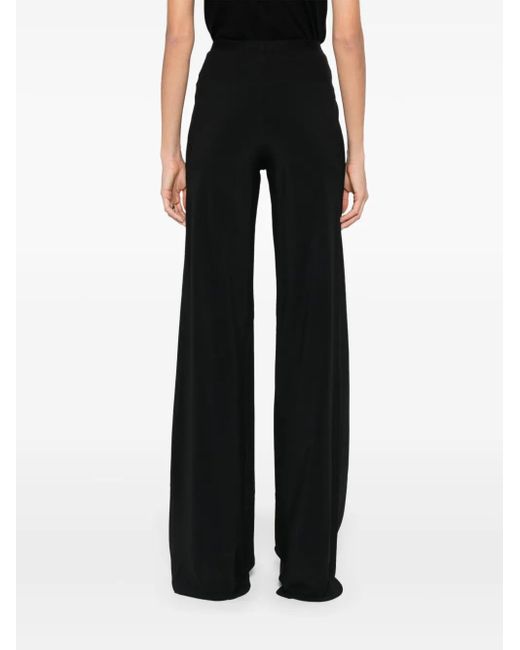 Rick Owens Black Cotton-Blend Trousers