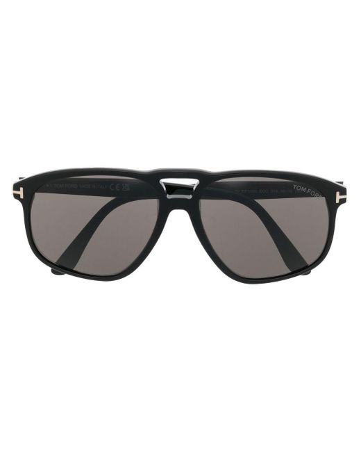 Tom Ford Tinted Doublebridge Sunglasses in Black for Men Lyst