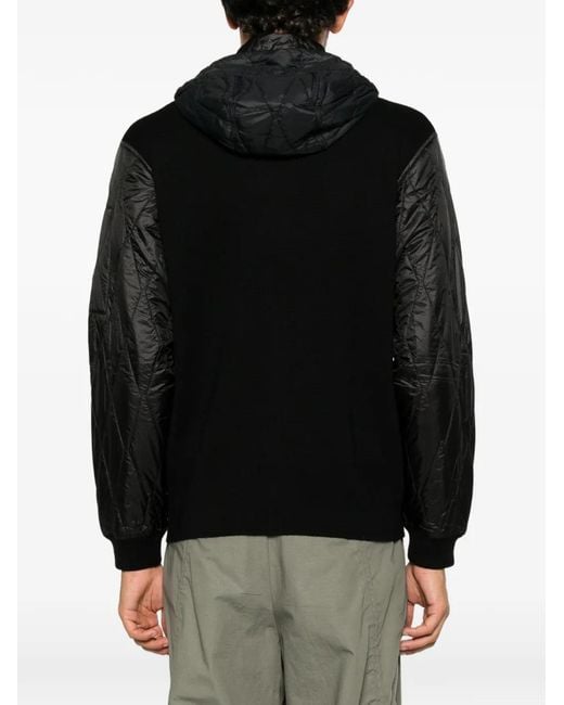 C P Company Black Lens-Detail Jacket for men