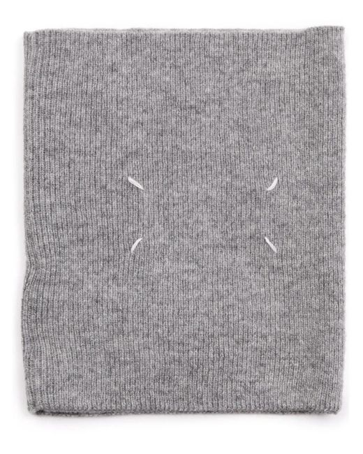 Maison Margiela ウールスカーフ Gray