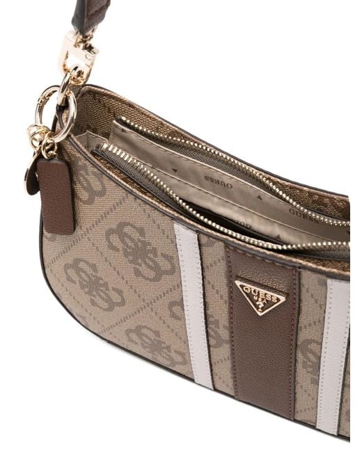 Guess White Noelle Ii Shoulder Bag