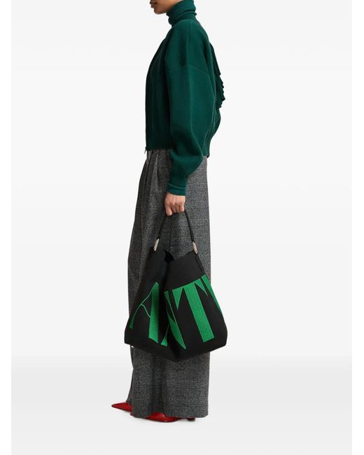 Essentiel Antwerp Green Kodi Zip-Up Cardigan