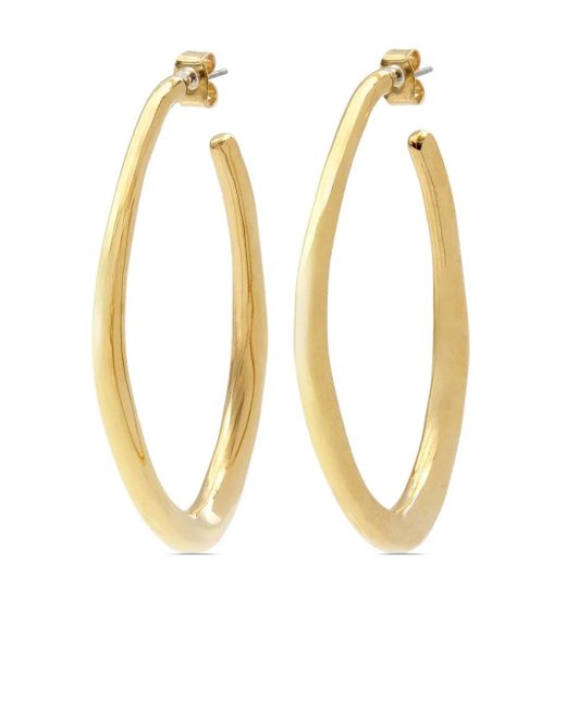 Pendientes de aro Pleasant de diseño Isabel Marant de color Metallic