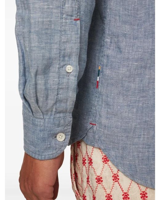 Camisa Justin Orlebar Brown de hombre de color Blue
