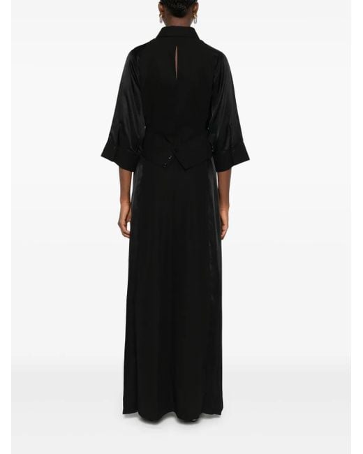 Pinko Black Amerigo Maxi Dress