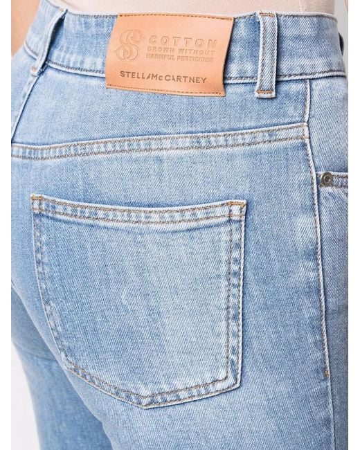 Stella McCartney Blue 70's Dip Dye Flared Jeans