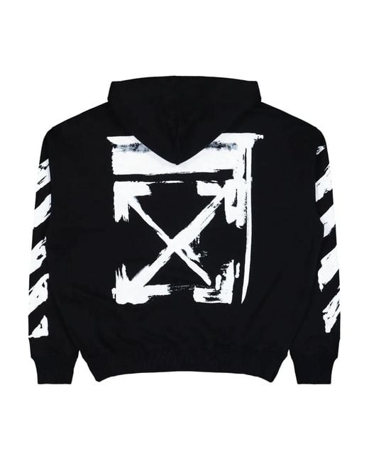 メンズ Off-White c/o Virgil Abloh ジップアップ パーカー ブラック
